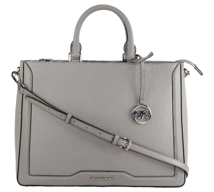 Leather Grey Tote bag
