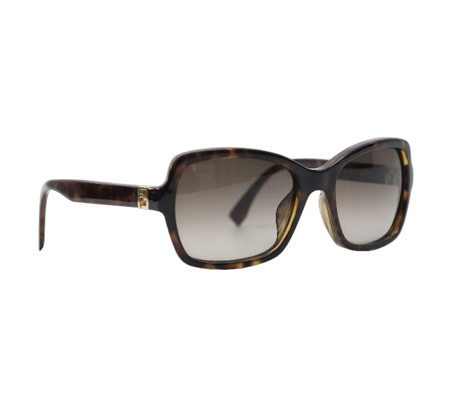 Pre-Loved Fendi Tortoise Brown Square Women’s Sunglasses – Shop These Pre-Owned Designer Shades Today!