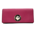 Pre-Loved Kate Spade Dark Pink Leather Clutch – Shop This Chic Pre-Owned Designer Bag Today!