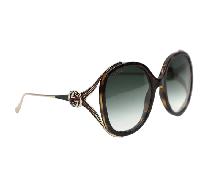 Round-Frame Interlocking G Sunglasses
