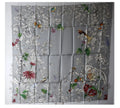Pre-Loved Gucci Grey Floral Bird Print Silk Scarf – Shop This Elegant Pre-Owned Designer Accessory Today!
