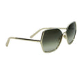 Pre-Loved Chloé Danae Gold/Silver Oversized Women’s Sunglasses