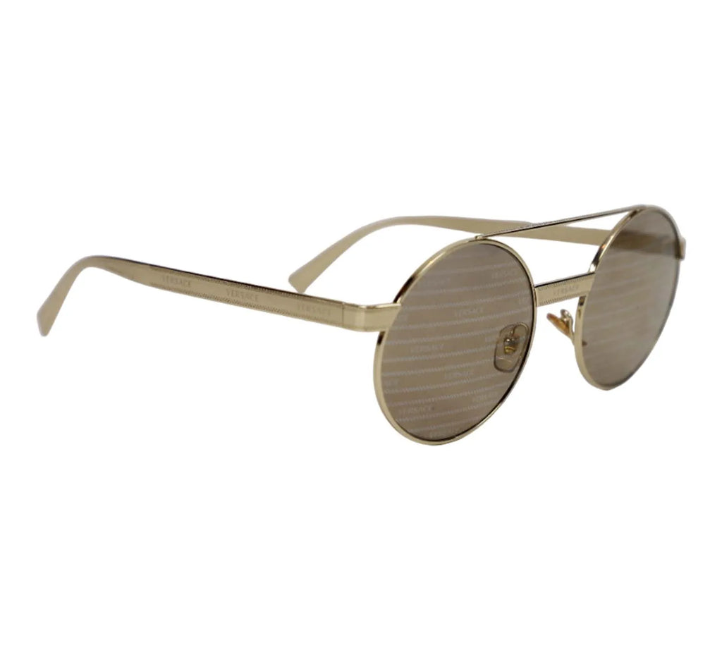 Pre-Loved Versace 90’s Vintage Logo Circular Sunglasses