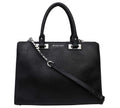 Pre-Loved Michael Kors Black Leather Large Quinn Satchel