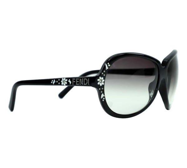 Women's Limited Edition Flowers Oversized Round Sunglasses