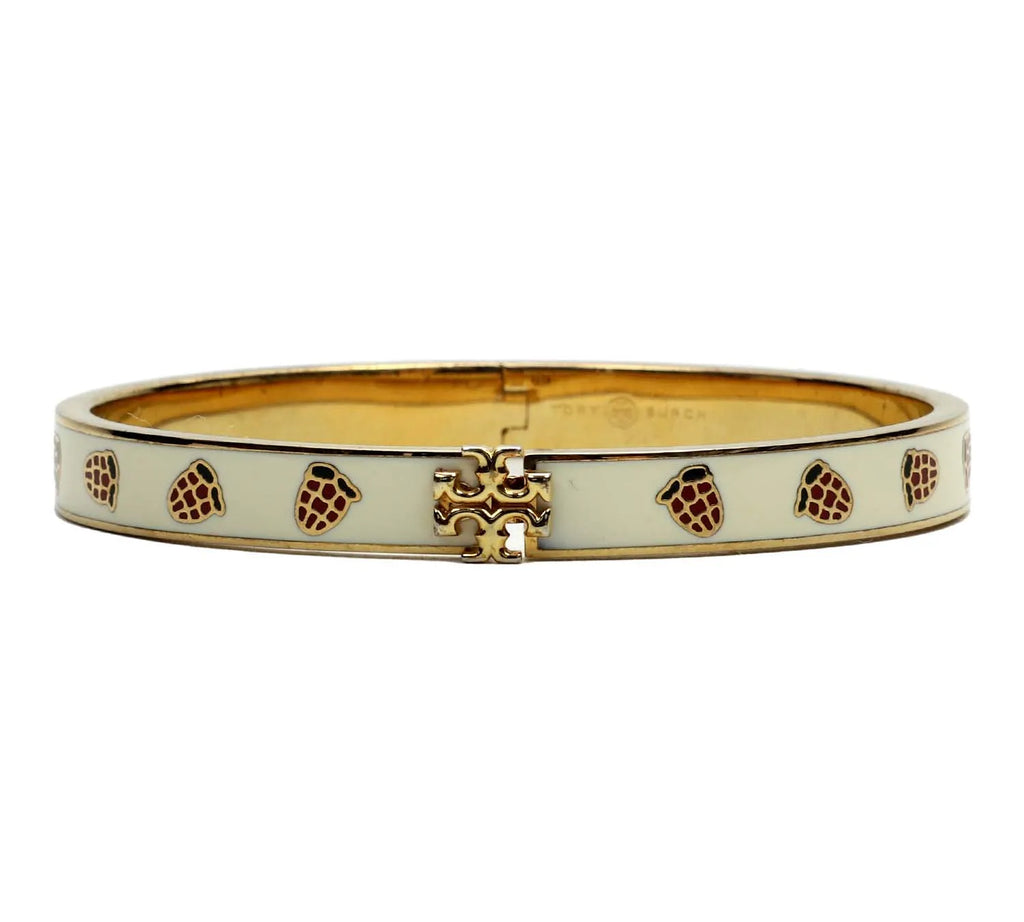 Pre-Loved Tory Burch Brass Kira Bracelet