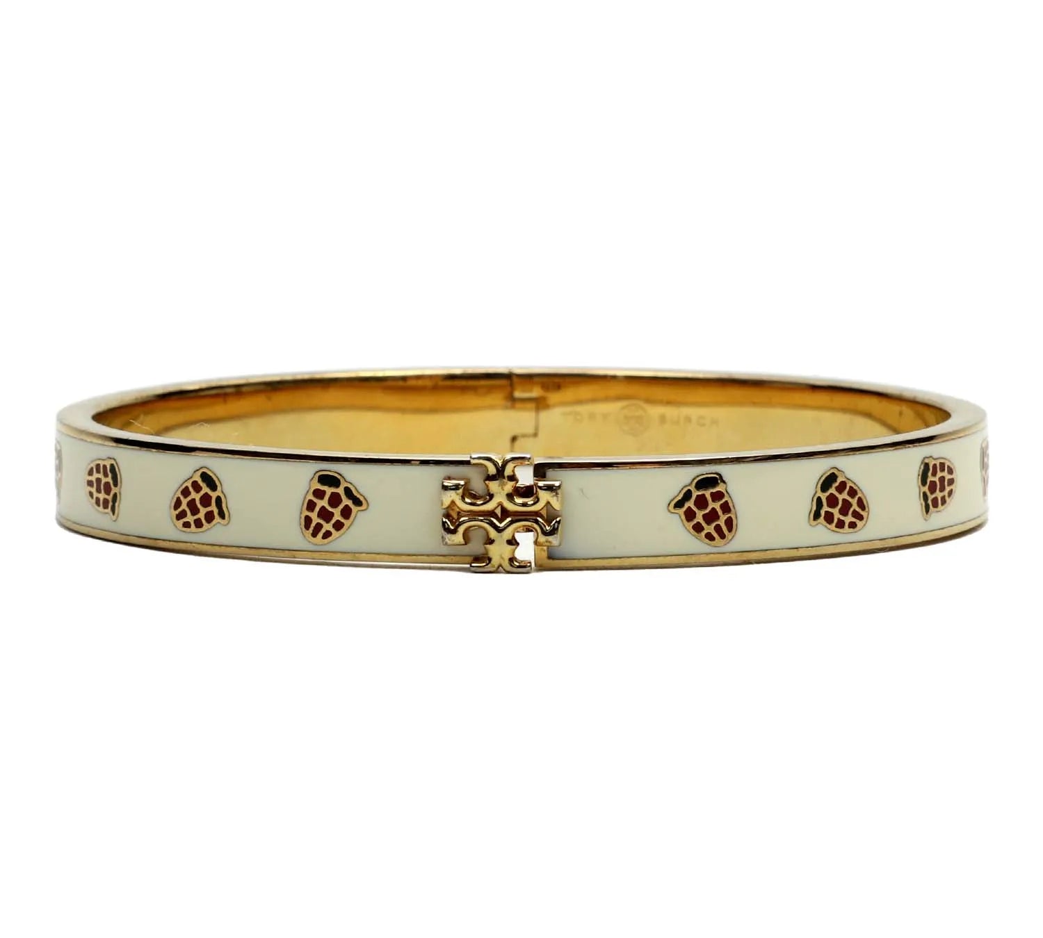 Pre-Loved Tory Burch Brass Kira Bracelet