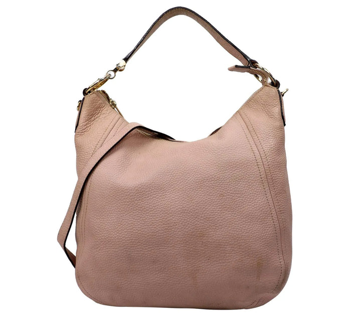 Nolita Large Pebbled Leather Hobo Shoulder Bag