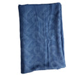 Pre-Loved Furla Blue Monogram Cotton Silk Scarf | Authentic Pre-Owned Furla Accessory