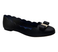 Pre-Loved Salvatore Ferragamo Black Vara Shell Pumps Size 9 UK | Authentic Pre-Owned Ferragamo Heels