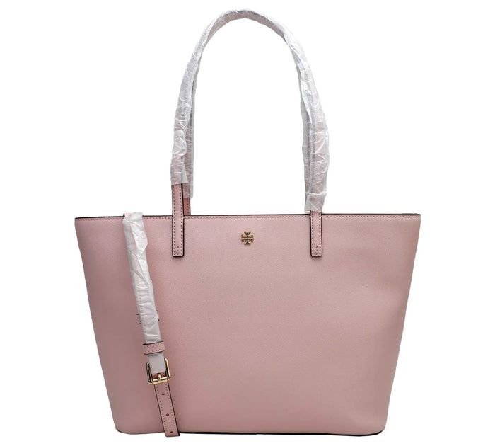 Emerson Pink Saffiano Leather Medium Tote Bag