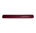 Pre-Loved Balenciaga Cycle Bracelet – Red Textured Leather, Authentic Pre-Owned Designer Accessory