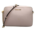 Pre-Loved Michael Kors Jet Set Small Crossbody Bag – Pink Saffiano Leather, Authentic Pre-Owned Designer Handbag