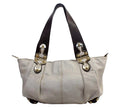 Pre-Loved Michael Kors Joplin Bag – White Leather, Authentic Pre-Owned Designer Handbag