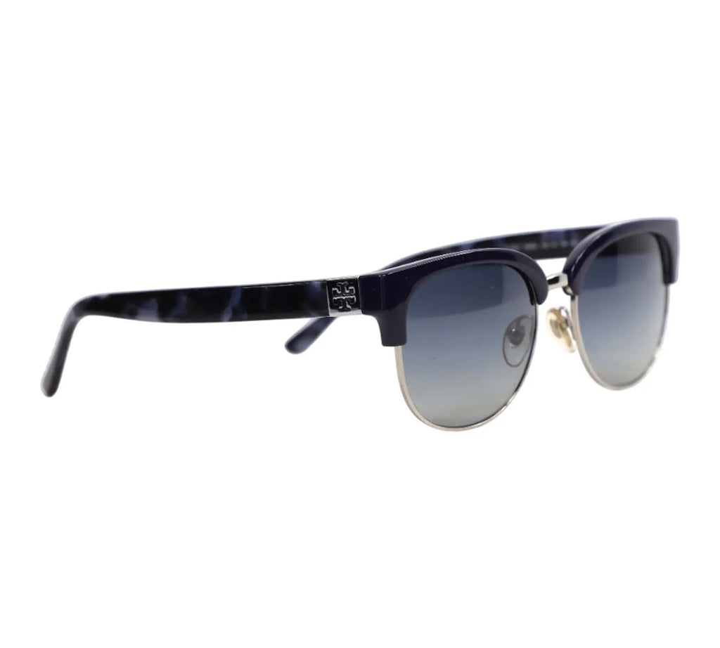 Pre-Loved Tory Burch Women’s Sunglasses – Royal Blue Gradient, Authentic Pre-Owned Designer Eyewear