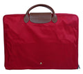 Pre-Loved Longchamp Les Pliages Valise Top Handle Travel Bag – Red, Authentic Pre-Owned Designer Bag