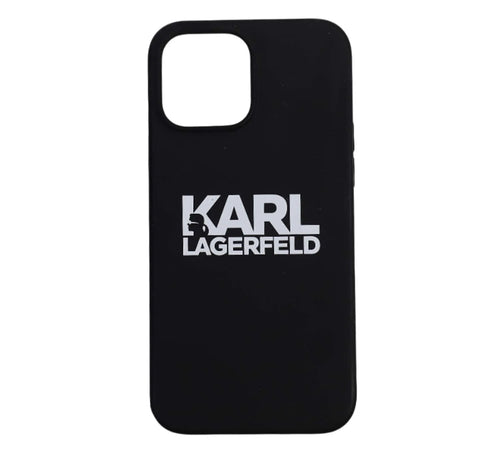 Pre-Loved Karl Lagerfeld 13 Pro Max Black Phone Cover – Authentic Pre-Owned Designer Accessory