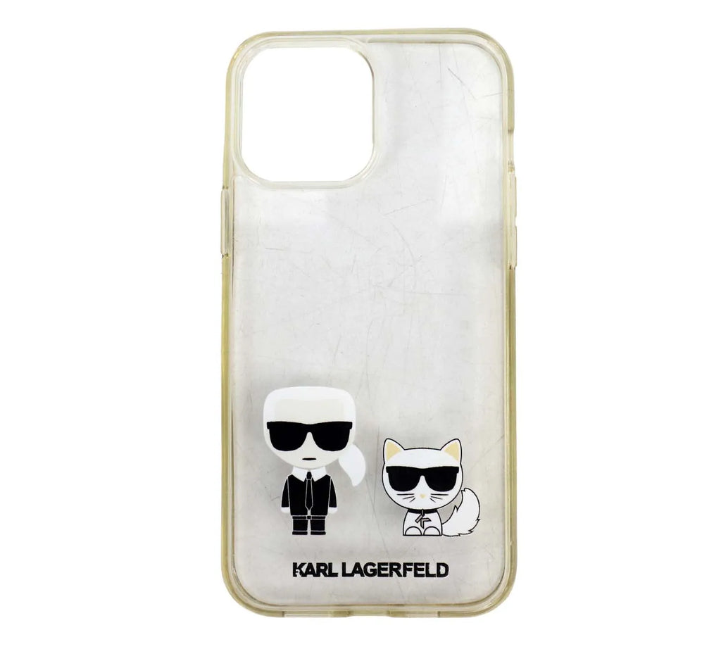 Pre-Loved Karl Lagerfeld 13 Pro Max Transparent Phone Cover – Authentic Pre-Owned Designer Accessory