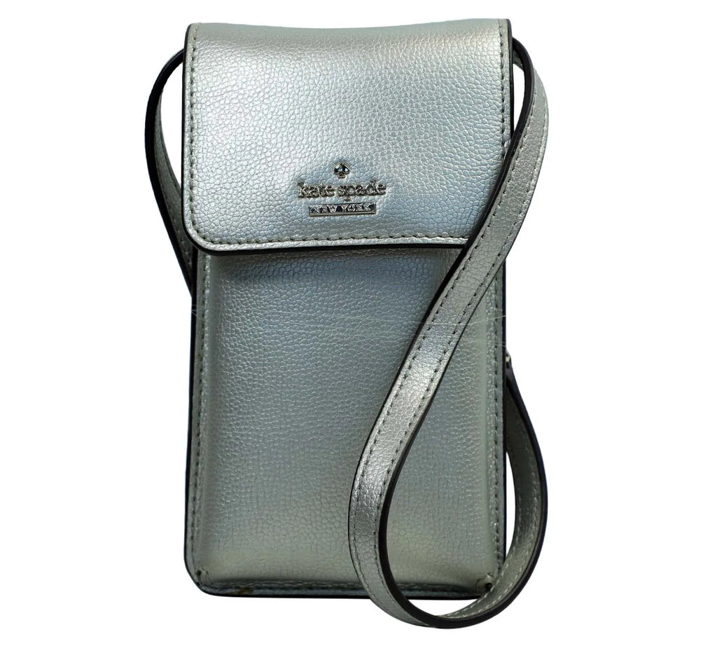 Pre-Loved Kate Spade New York North-South Leather Phone Crossbody – Authentic Pre-Owned Designer Bag