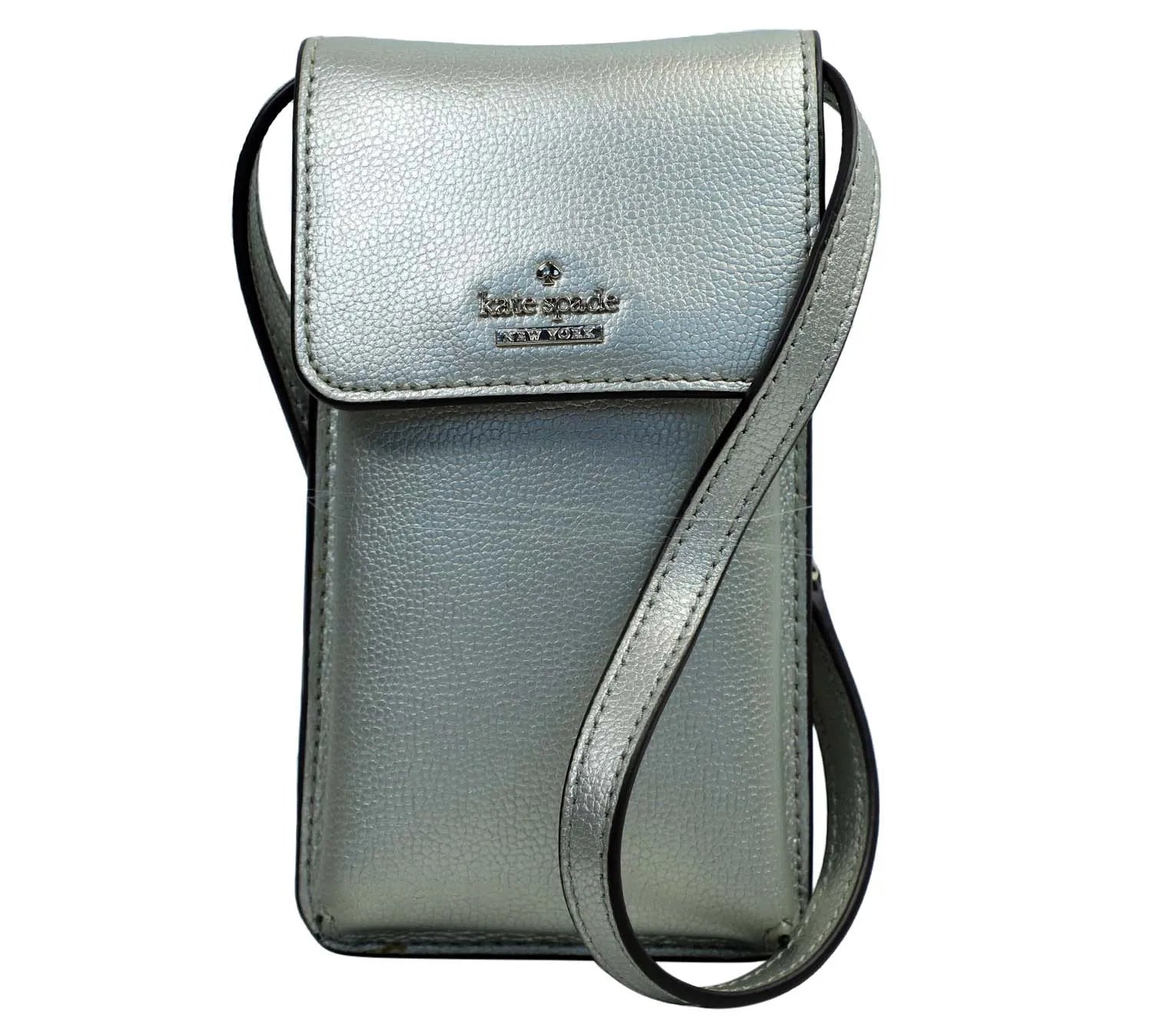 Pre-Loved Kate Spade New York North-South Leather Phone Crossbody – Authentic Pre-Owned Designer Bag