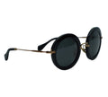 Pre-Loved Miu Miu Women’s Round Sunglasses – Black, Authentic Pre-Owned Designer Eyewear