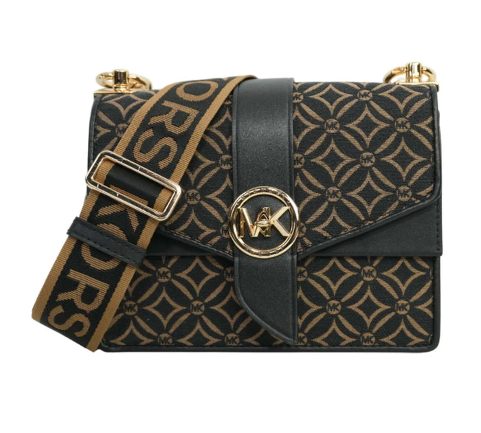 Greenwich Small Logo Jacquard Crossbody Bag