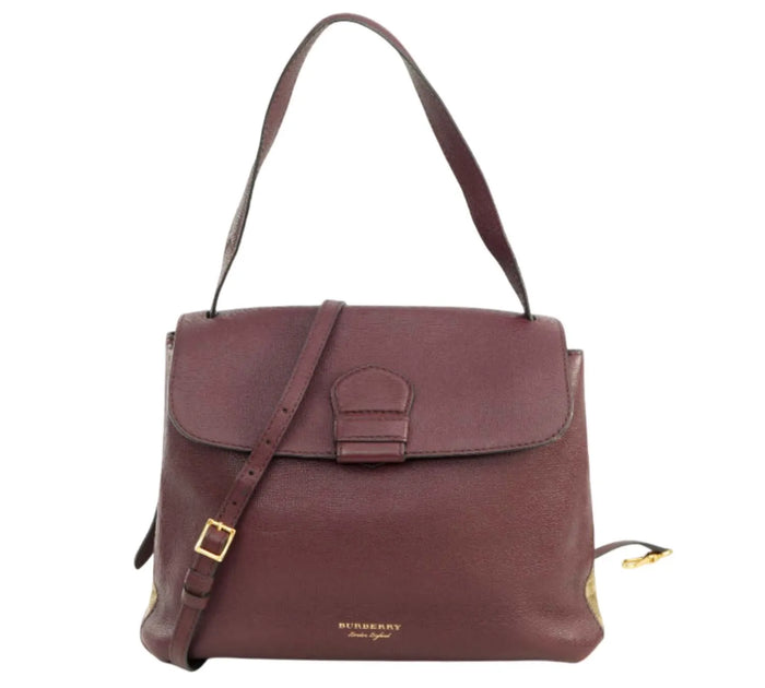 Medium Wine House Check Camberley Tote