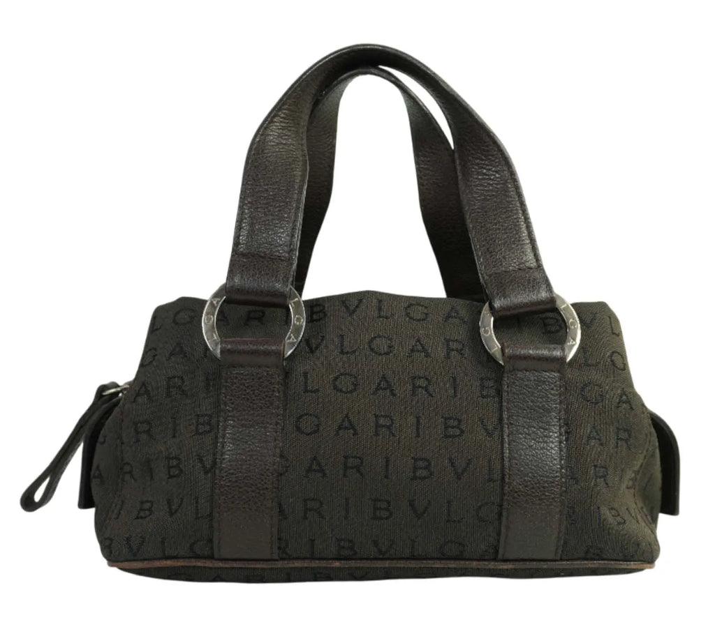 Pre-Loved Bvlgari Bag – Brown Logomania Small