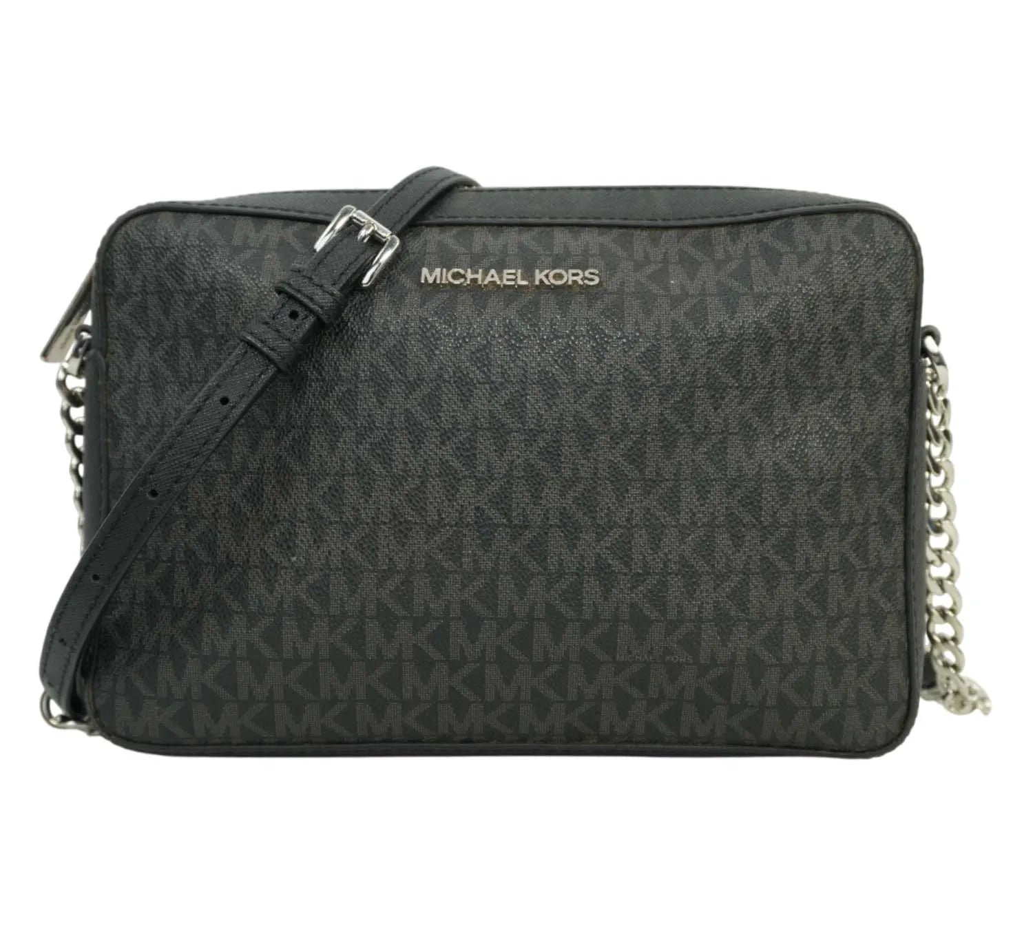Pre-Loved Michael Kors Crossbody – Black Jet Set Logo