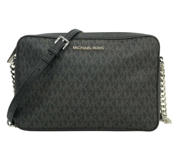 Black Jet Set Logo Crossbody