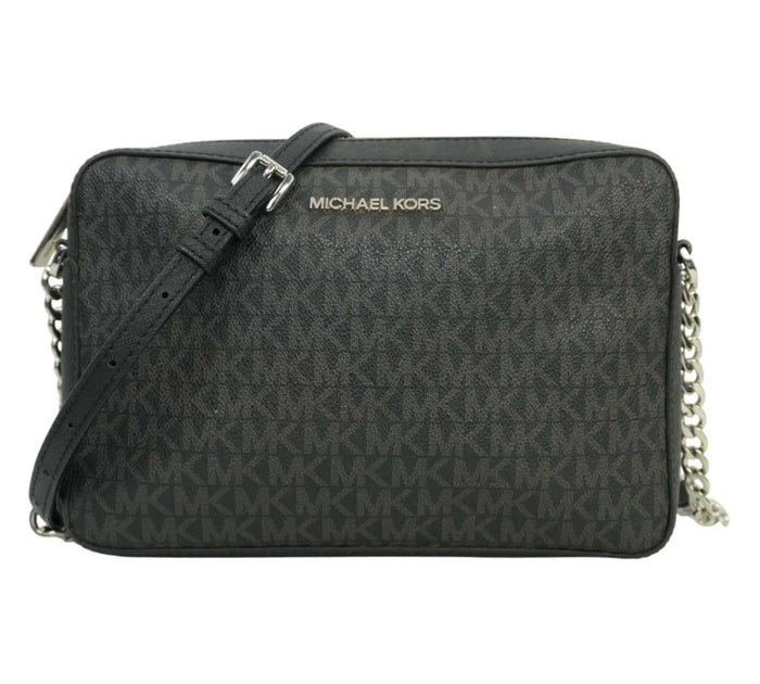 Black Jet Set Logo Crossbody