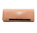 Pre-loved Yves Saint Laurent Pink Lutetia Leather Clutch,