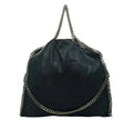Pre-loved Stella McCartney Black Falabella Foldover 3Chain Large Tote Bag,