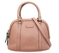 Pre-loved Gucci Light Pink Micro Guccissima Leather Small Dome Bag,