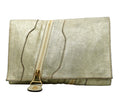 Pre-loved Jimmy Choo Golden Big Clutch,