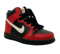 Pre-loved Kids Air Jordan 1 Mid Black/White-Gym Red,