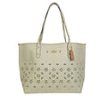 Pre-loved Coach White City Large Tote,