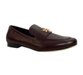 Pre-loved Tory Burch Dark Maroon Eleanor Loafers,
