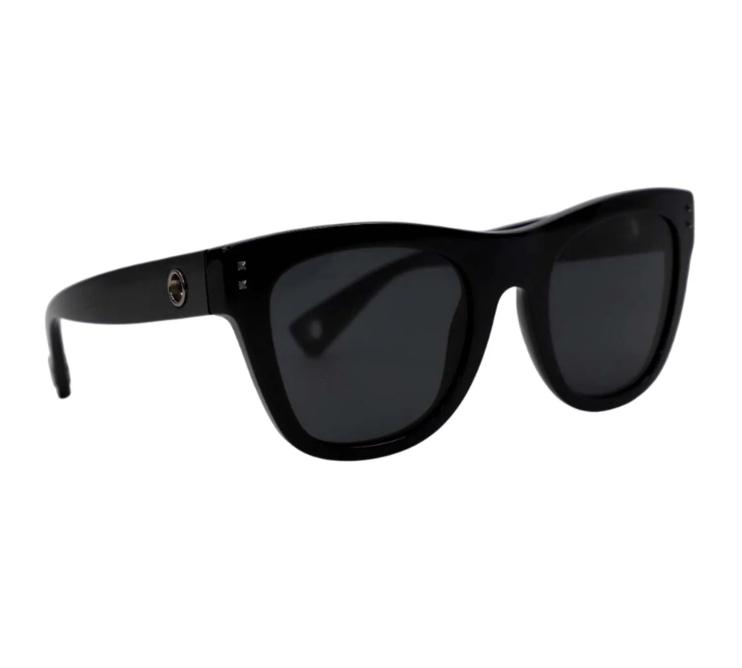 Pre-owned Valentino Black & White VLTN Squared Sunglasses