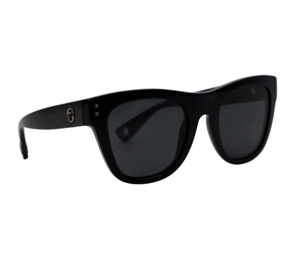 Black & White 'VLTN' Squared Sunglasses