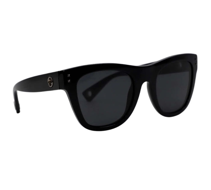 Black & White 'VLTN' Squared Sunglasses