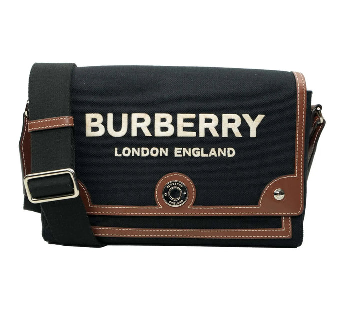 Black & Brown Horseferry Note Crossbody Bag