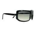 Pre-owned Salvatore Ferragamo Black Rectangular Sunglasses