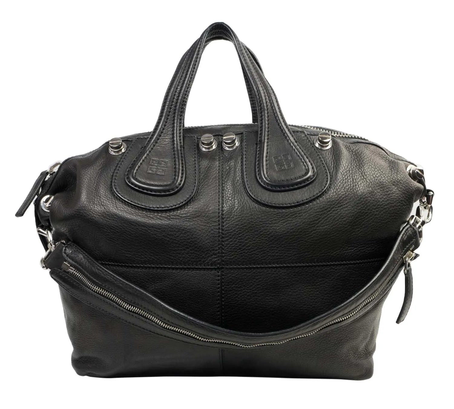 Pre-owned Givenchy Black Leather Nightingale Bag