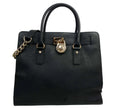 Pre-owned Michael Kors Black Large Hamilton Bag