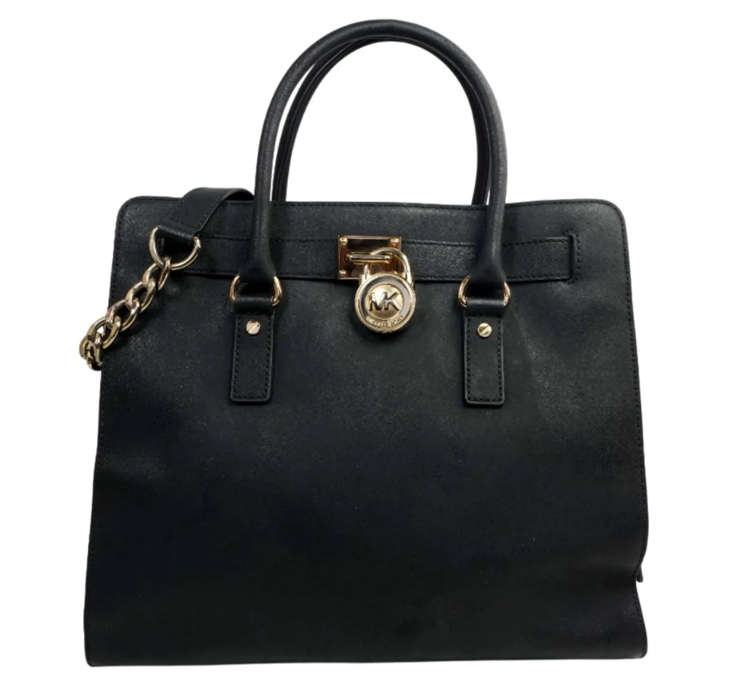 Pre-owned Michael Kors Black Large Hamilton Bag