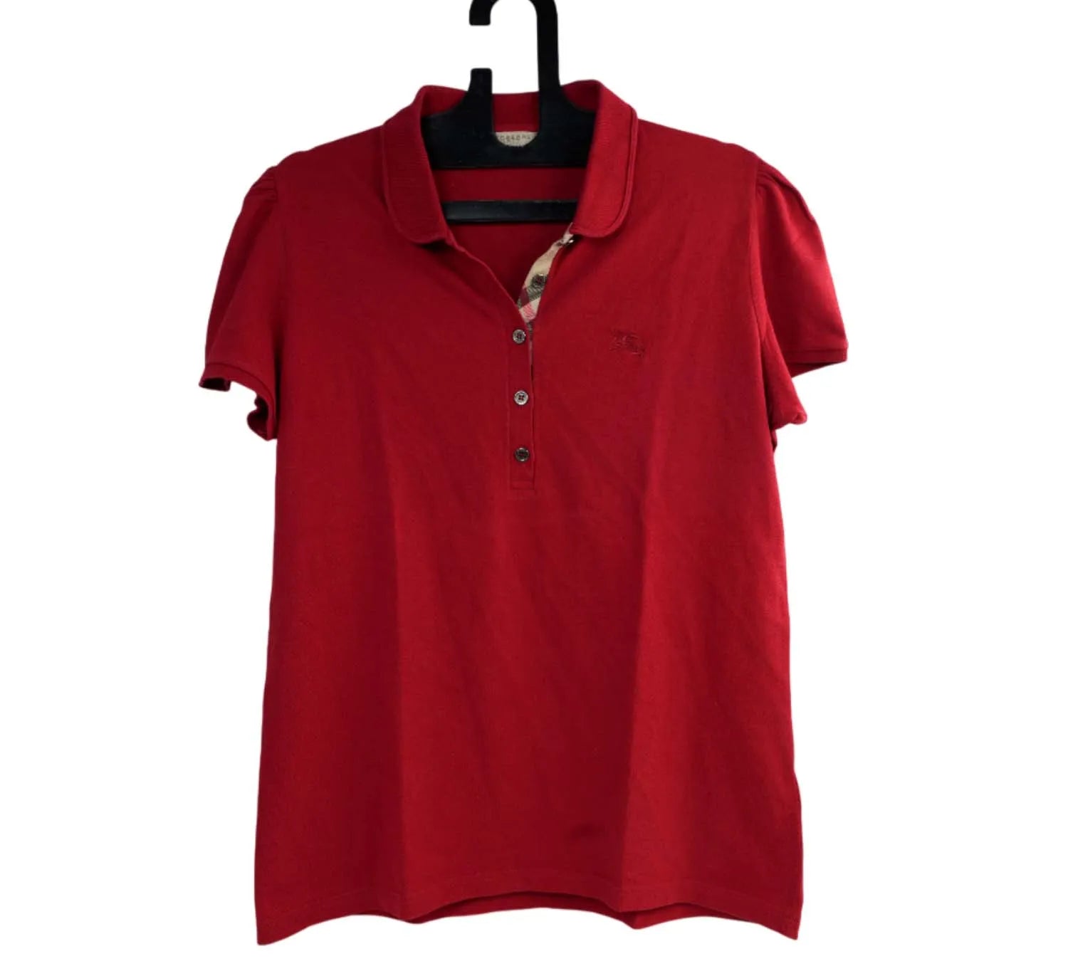 Burberry Red Polo Women’s T-Shirt Size – XL
