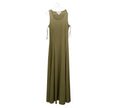 Pre-owned Michael Kors Olive Green Long Dress Size XS