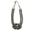 Pre-owned BCBGMAXAZRIA Vintage Rhinestone Knot Necklace
