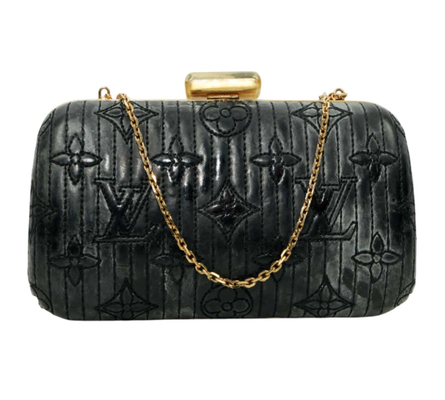 Pre-Owned Louis Vuitton Dual Monogram Motard Minaudiere Handbag